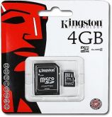 Cartão de Memória kingston 4 Gb